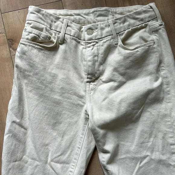 Mother The Looker Ankle Fray Gettin In Ivory Sz 24 - Picture 4 of 12